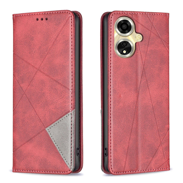 Prismatic Invisible Magnetic Leather Phone Case, For OPPO Find X7 Ultra, For OPPO A38 4G, For OPPO A58 4G, For OPPO A78 4G, For OPPO A78 5G, For OPPO A98 5G, For OPPO A79 5G, For OPPO A59 5G