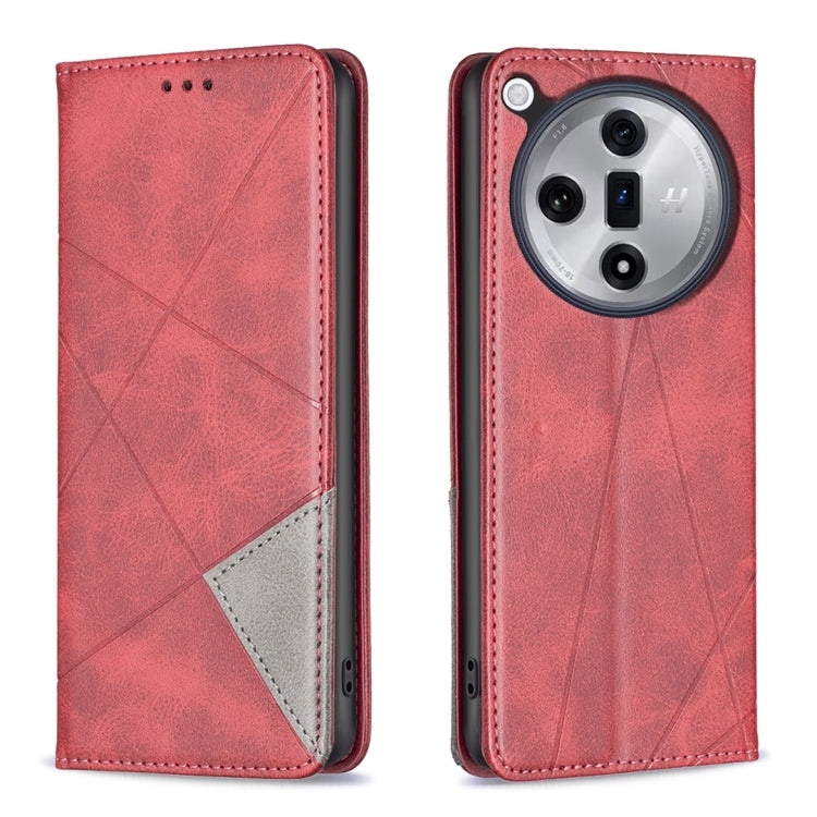 Prismatic Invisible Magnetic Leather Phone Case, For OPPO Reno16 F 5G/Reno16 FS 5G, For OPPO Reno16/Reno16 Pro 5G Global, For OPPO Reno15 F 5G Global, For OPPO A6 5G / A6X 4G / A6X 5G, For OPPO Reno15 Pro 5G Global, For OPPO A6 Pro 5G/4G Global / F31 5...