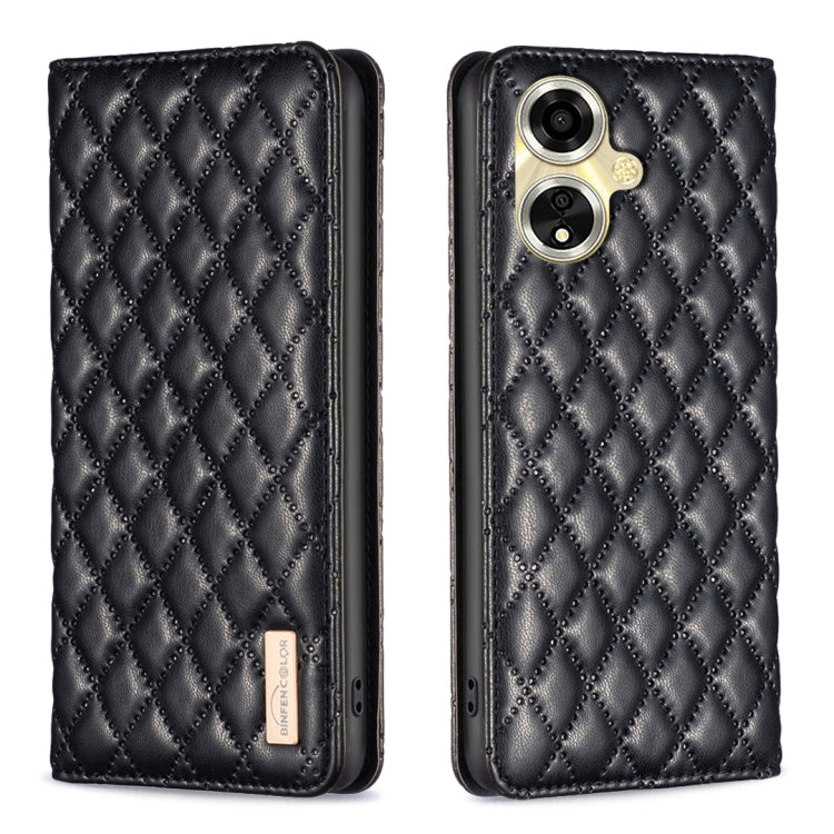 Diamond Lattice Magnetic Leather Flip Phone Case, For OPPO A79 5G, For OPPO A59 5G