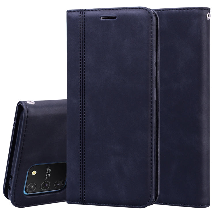 Frosted Business Magnetic Horizontal Flip PU Leather Case with Holder & Card Slot & Lanyard, For Samsung Galaxy S10 Lite / A91, For Samsung Galaxy S10, For Samsung Galaxy S20, For Samsung Galaxy S20 Plus, For Samsung Galaxy S20 Ultra