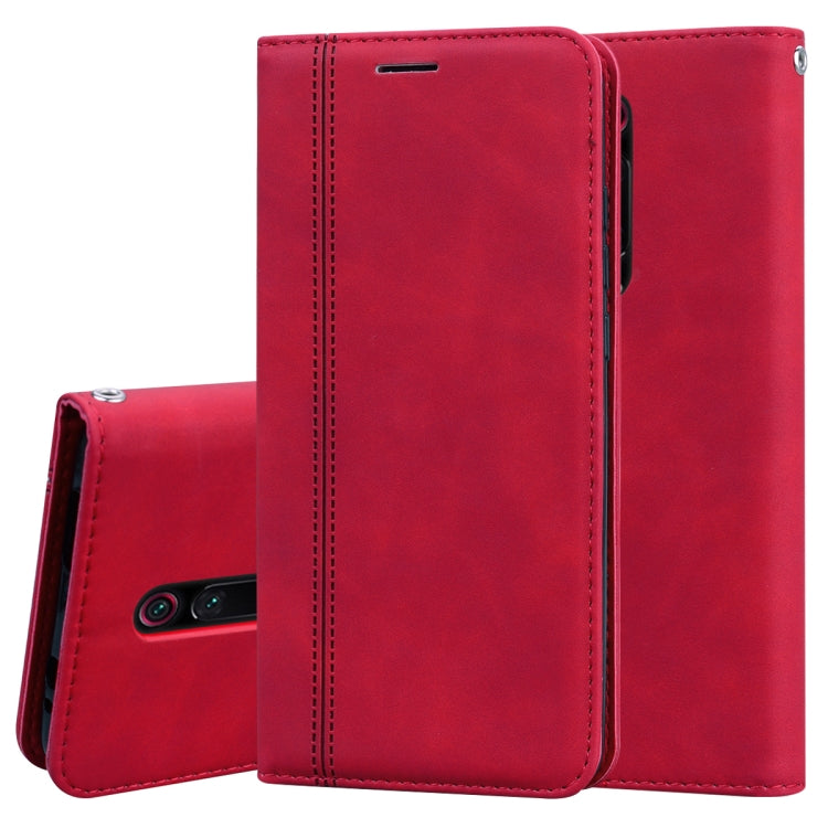 Frosted Business Magnetic Horizontal Flip PU Leather Case with Holder & Card Slot & Lanyard, For Xiaomi Redmi K20, For Xiaomi Redmi 6A, For Xiaomi Redmi 7, For Xiaomi Redmi 7A, For Xiaomi Redmi 8, For Xiaomi Redmi 8A, For Xiaomi Redmi Note 7