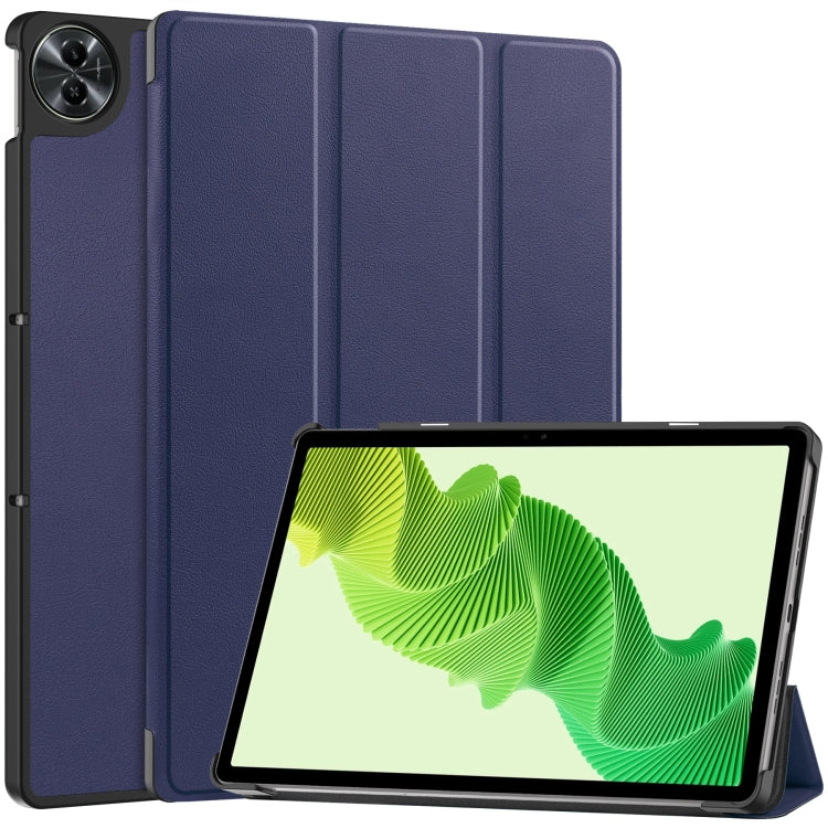 3-folding Leather Smart Tablet Case, For Realme Pad 2