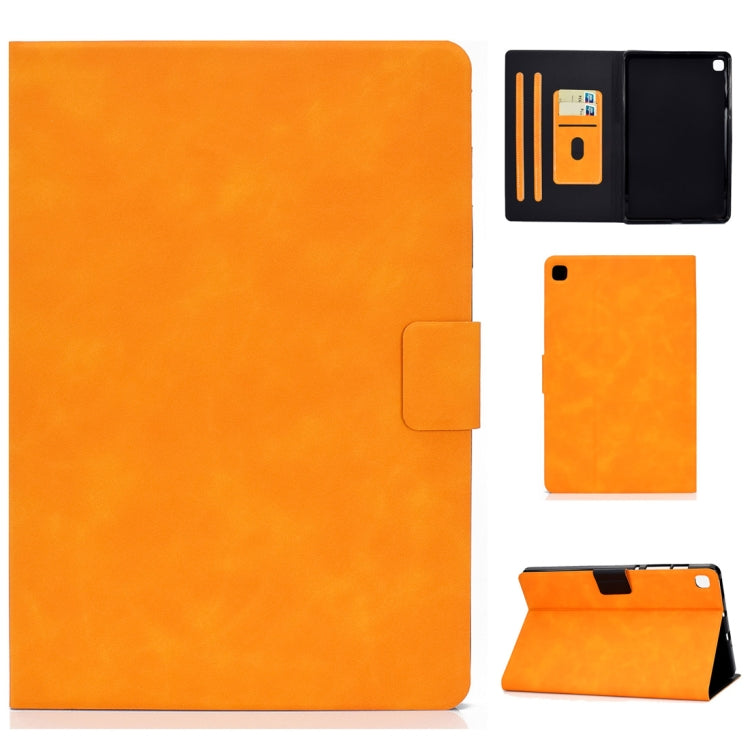 Cowhide Texture Horizontal Flip Leather Case with Holder & Card Slots & Sleep / Wake-up Function, For Samsung Galaxy Tab S6 Lite P610/P615, For Samsung Galaxy Tab A 8.0 (2019) T290/T295, For Samsung Galaxy Tab A 10.1 (2019) T510/T515