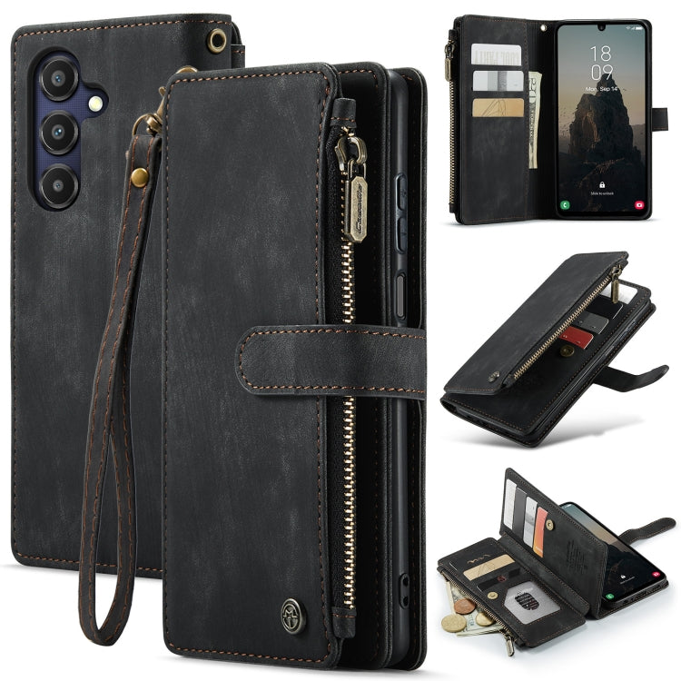 CaseMe C30 Card Slots Zipper Wallet Leather Phone Case, For Samsung Galaxy A25 4G, For Samsung Galaxy A15, For Samsung Galaxy A55 5G, For Samsung Galaxy A35 5G, For Samsung Galaxy S24 Ultra 5G, For Samsung Galaxy S24+ 5G, For Samsung Galaxy S24 5G