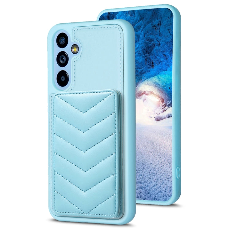 BF26 Wave Pattern Card Bag Holder Phone Case, For Samsung Galaxy A14 4G / 5G, For Samsung Galaxy A34, For Samsung Galaxy A54 5G