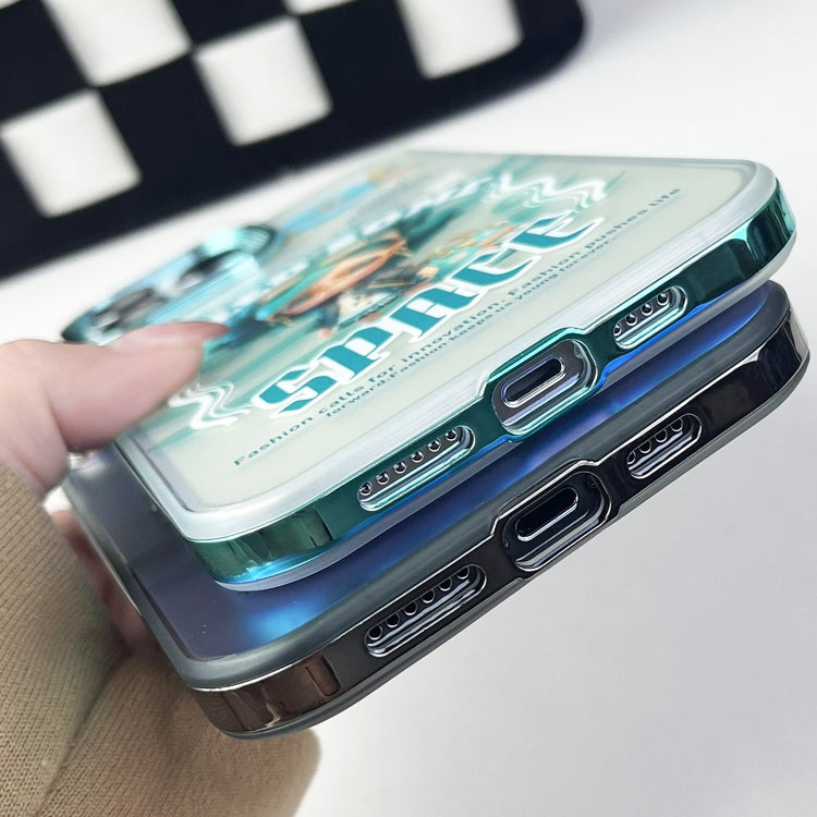 Aurora Series Painted Pattern Phone Case, For iPhone 13, For iPhone 12, For iPhone 12 Pro Max, For iPhone 12 Pro, For iPhone 11