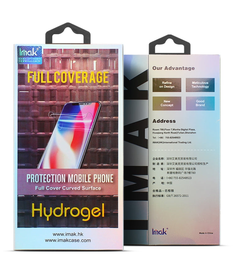 2 PCS IMAK Hydrogel Film III Full Coverage Screen Protector, For Sony Xperia 1 II, For Sony Xperia 10 II
