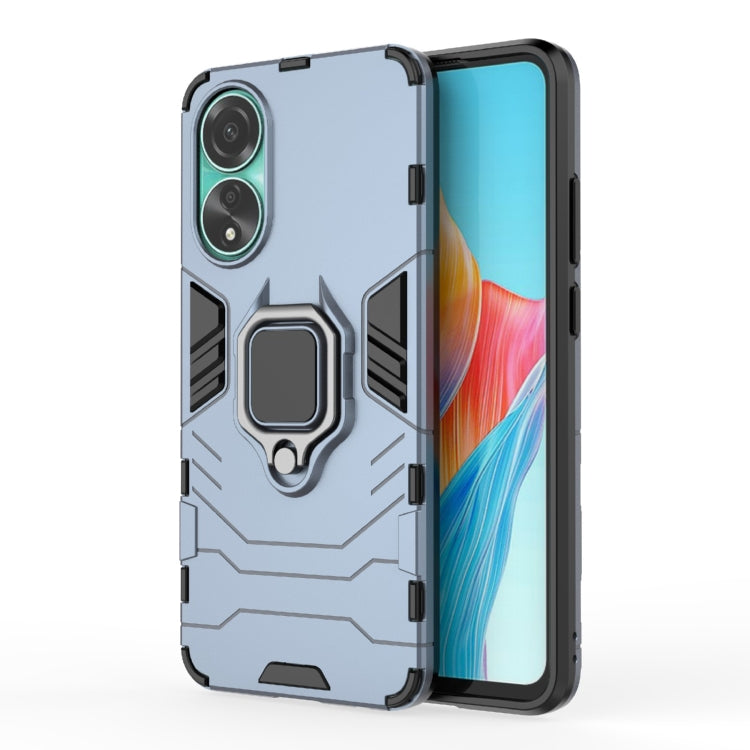 Shockproof PC + TPU Holder Phone Case, For OPPO A58 4G, For OPPO A38 4G, For OPPO A78 4G