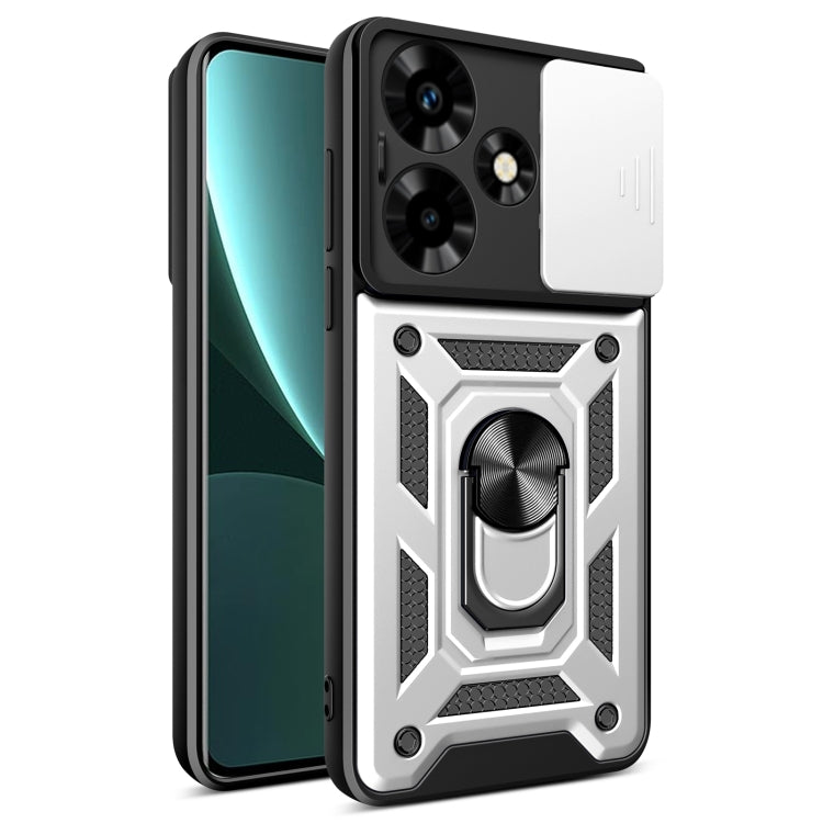 Sliding Camera Cover Design TPU+PC Phone Case, For Infinix Note 40 Pro/40 Pro+ 5G, For Infinix Note 40 4G, For Infinix Hot 40 / 40 Pro 4G, For Infinix Hot 40i / Smart 8, For Infinix Note 30 5G, For Infinix Note 30 VIP, For Infinix Hot 30