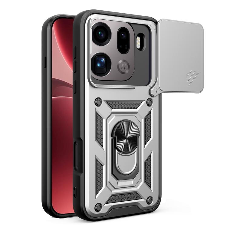 Sliding Camera Cover Design TPU+PC Phone Case, For OPPO Reno15 Pro 5G Global, For OPPO Reno15 5G Global, For OPPO Find X9, For OPPO A6 Pro 4G / 5G / F31 5G, For OPPO F31 Pro 5G, For OPPO Find X9 Pro