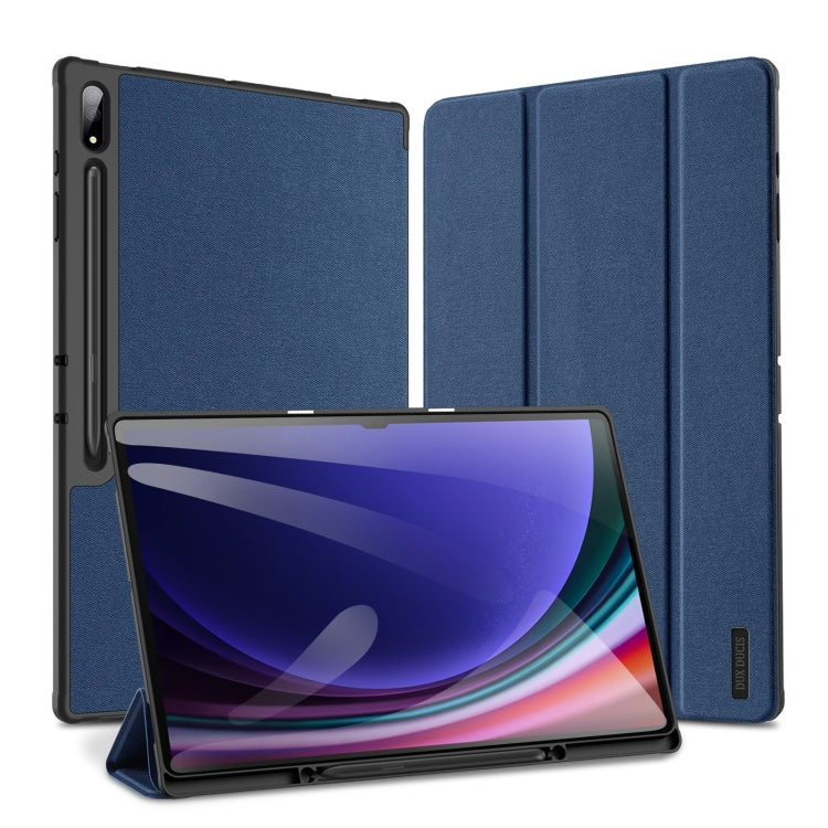 DUX DUCIS Domo Series Magnetic Flip Leather Tablet Case, For Samsung Galaxy Tab A11+ / A9+, For Samsung Galaxy Tab A9/A11, For Samsung Galaxy Tab S9 FE / S10 FE, For Samsung Galaxy Tab S10 FE+, For Samsung Galaxy Tab S10+, For Samsung Galaxy Tab S9 FE+...
