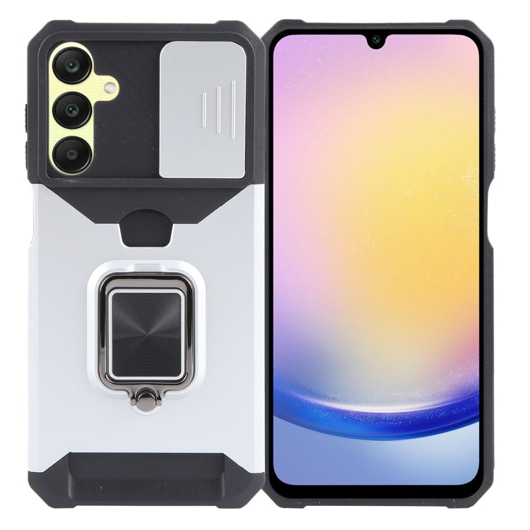 Camera Shield Card Slot PC+TPU Phone Case, For Samsung Galaxy A25