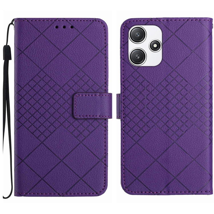 Rhombic Grid Texture Leather Phone Case, For Xiaomi Redmi 12 4G / 5G / Poco M6 Pro 5G, For Xiaomi 13T, For Xiaomi Poco F5, For Xiaomi Poco F5 Pro, For Xiaomi Redmi Note 11 Global / 11S / 12S, For Xiaomi Redmi A1+/ A2+/Poco C50 4G