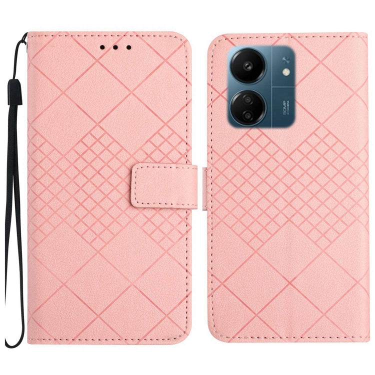 Rhombic Grid Texture Leather Phone Case, For Xiaomi Redmi 13 4G Global / 5G Global, For Xiaomi Redmi A3, For Xiaomi Redmi Note 13 4G Global, For Xiaomi Redmi 13C 5G, For Xiaomi 14 Ultra, For Xiaomi 14 Pro, For Xiaomi 14, For Xiaomi Redmi 13C 4G