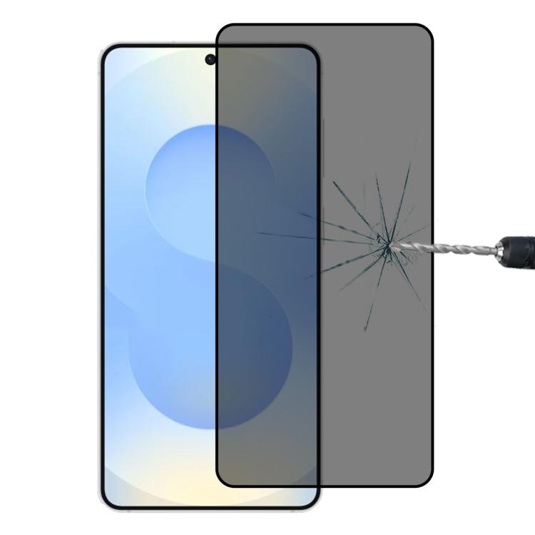 Full Cover Anti-peeping Tempered Glass Film, Support Fingerprint Unlocking, For Samsung Galaxy S26+ 5G, For Samsung Galaxy S26 Ultra 5G, For Samsung Galaxy S26 5G, For Samsung Galaxy S25 Edge 5G, For Samsung Galaxy S25 5G, For Samsung Galaxy S25+ 5G