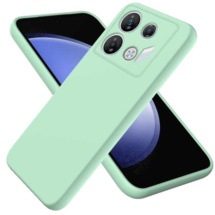 Solid Color Liquid Silicone Dropproof Full Coverage Phone Case, For Infinix Zero 30 5G, For Infinix GT 10 Pro