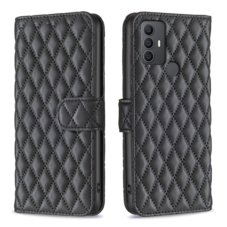 Diamond Lattice Wallet Flip Leather Phone Case, For TCL 50 XE, For TCL 50 SE, For TCL 40 NxtPaper, For TCL 40 SE, For TCL 405, For TCL 305 / 306 / 30 SE