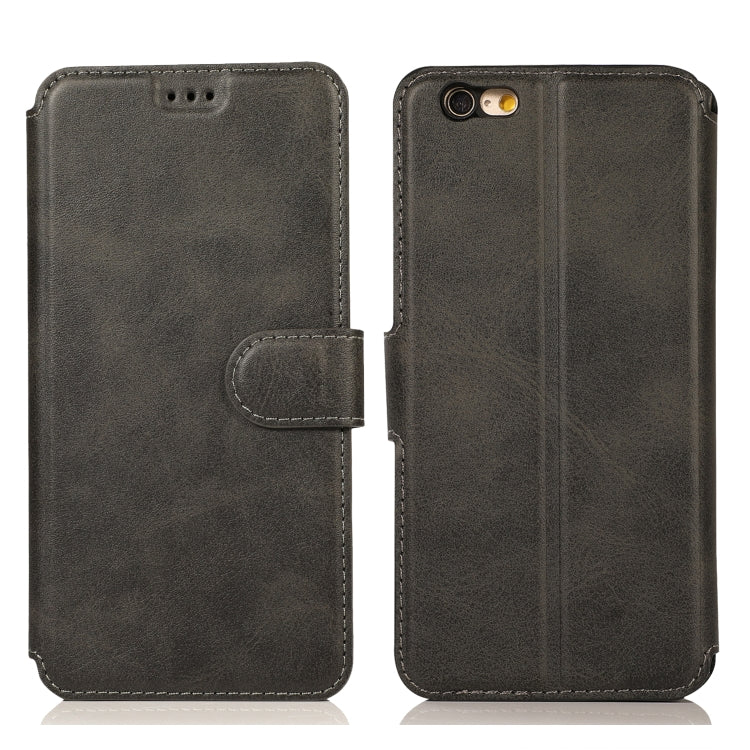 Calf Texture Magnetic Buckle Horizontal Flip Leather Case with Holder & Card Slots & Wallet & Photo Frame, For iPhone 6 / 6s, For iPhone 7 / 8, For iPhone 7 Plus / 8 Plus, For iPhone X / XS, For iPhone XR, For iPhone XS Max, For iPhone 12 mini