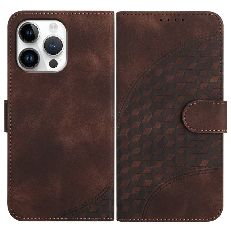 YX0060 Elephant Head Embossed Phone Leather Case with Lanyard, For iPhone 18 Pro / 17 Pro, For iPhone 18 Pro Max / 17 Pro Max, For iPhone 17e / 16e, For iPhone 17, For iPhone Air, For iPhone 16 Pro Max