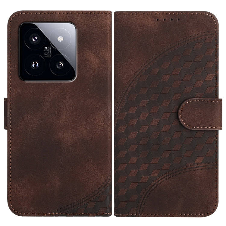 YX0060 Elephant Head Embossed Phone Leather Case with Lanyard, For Xiaomi Redmi A3, For Xiaomi Redmi Note 13 Pro 4G, For Xiaomi Redmi Note 13 4G, For Xiaomi Redmi 13C, For Xiaomi Redmi K70E, For Xiaomi 14 Pro