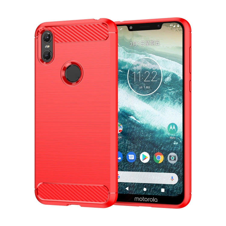 Carbon Fiber Brushed Texture TPU Phone Case, For Motorola Moto G Power 2023, For Motorola Moto G100, For Motorola Moto G 5G 2024, For Motorola Moto One