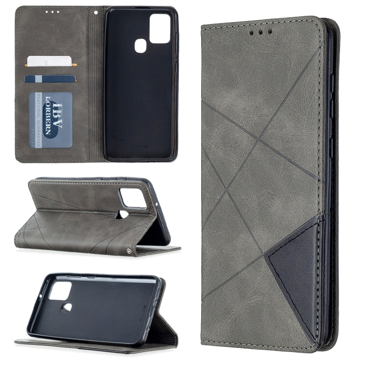 Rhombus Texture Horizontal Flip Magnetic Leather Case with Holder & Card Slots, For Oppo A5 (2020) / A9 (2020), For Oppo A72 / A52 / A92, For Oppo A31 (2020) / A81, For Samsung Galaxy A21s