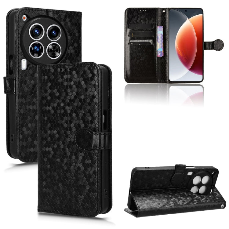 Honeycomb Dot Texture Leather Phone Case, For Tecno Camon 30 Premier 5G, For Tecno Pova 6 Neo, For Tecno Camon 30 Pro 5G, For Tecno Pova 6 Pro, For Tecno Spark 20 Pro+ 4G, For Tecno Spark 20 Pro, For Tecno Spark Go 2024 / Spark 20C, For Tecno Spark 20