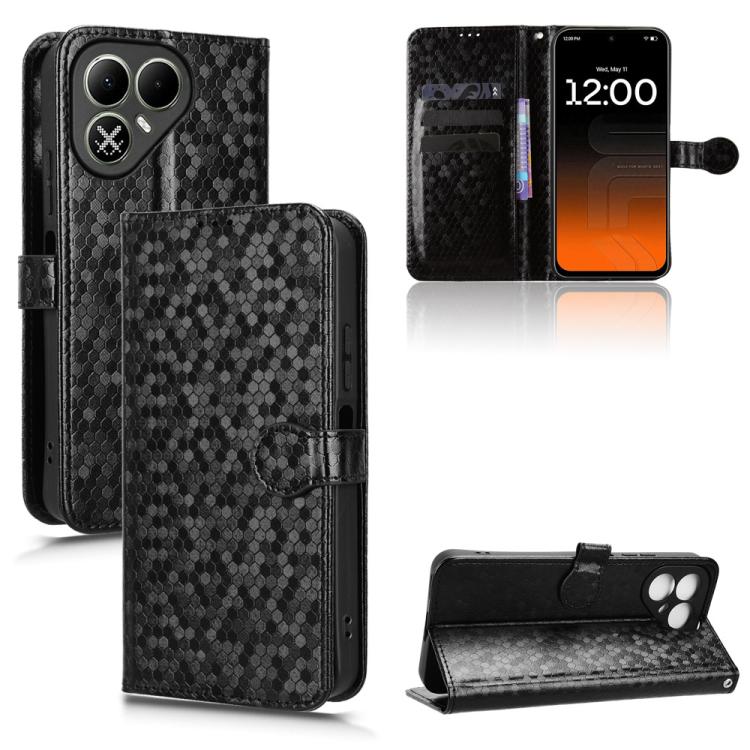 Honeycomb Dot Texture Leather Phone Case, For Tecno Pova 8 5G, For Tecno Spark 50 5G, For Tecno Pova Curve 2 5G, For Tecno Spark 50 4G, For Tecno Camon 50 Pro 4G, For Tecno Camon 50 4G, For Tenco Spark Go 3, For Tenco Spark Slim 4G / Pova Slim 5G