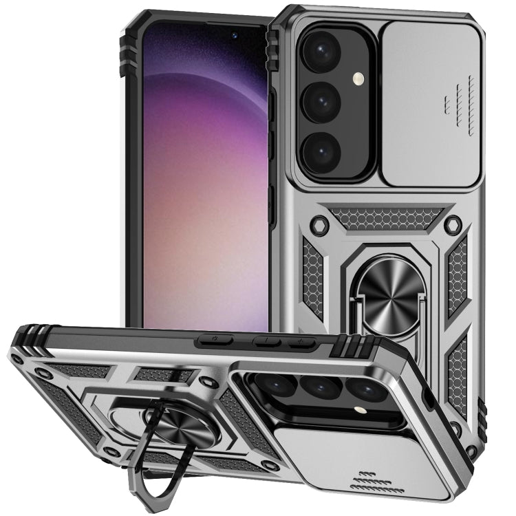 Sliding Camshield Holder Phone Case, For Samsung Galaxy S24 Ultra 5G, For Samsung Galaxy S24+ 5G, For Samsung Galaxy S24 5G