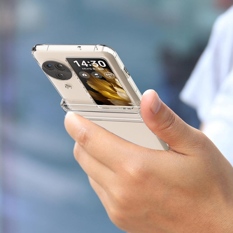 TPU+PC Transparent Phone Case, For OPPO Find N3 Flip