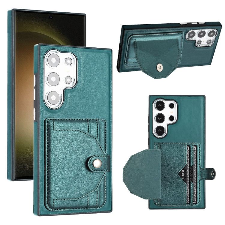 Shockproof Leather Phone Case with Card Holder, For Samsung Galaxy S24 Ultra 5G, For Samsung Galaxy S24+ 5G, For Samsung Galaxy S24 5G, For Samsung Galaxy A15, For Samsung Galaxy A05, For Samsung Galaxy A05s, For Samsung Galaxy A25 5G