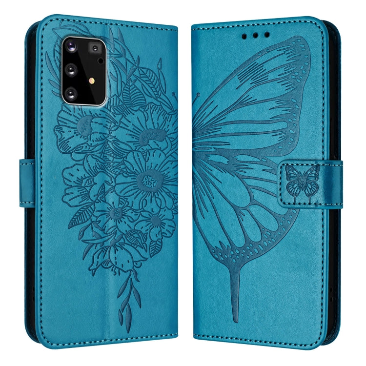 Embossed Butterfly Leather Phone Case, For Samsung Galaxy Xcover6 Pro, For Samsung Galaxy M52 5G, For Samsung Galaxy M32 4G Global / M22, For Samsung Galaxy A41 EU, For Samsung Galaxy M62, For Samsung Galaxy A91 / M80s / S10 Lite