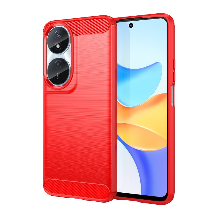 Carbon Fiber Brushed Texture TPU Phone Case, For Honor 200 Smart, For Honor Play 60 Plus, For Honor Magic 6 Pro, For Honor Magic 6, For Honor 90 Smart