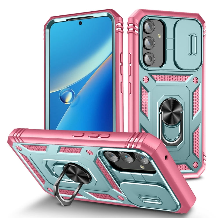 Sliding Camshield TPU + PC Phone Case with Holder, For Samsung Galaxy A35 5G, For Samsung Galaxy A15, For Samsung Galaxy A54 5G