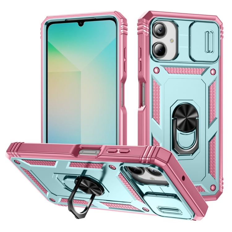 Sliding Camshield TPU + PC Phone Case with Holder, For Galaxy A57 5G, For Samsung Galaxy A36 5G / A37 5G, For Galaxy A27 5G, For Samsung Galaxy A26 5G / A17 5G, For Samsung Galaxy A16 5G, For Samsung Galaxy A06 4G