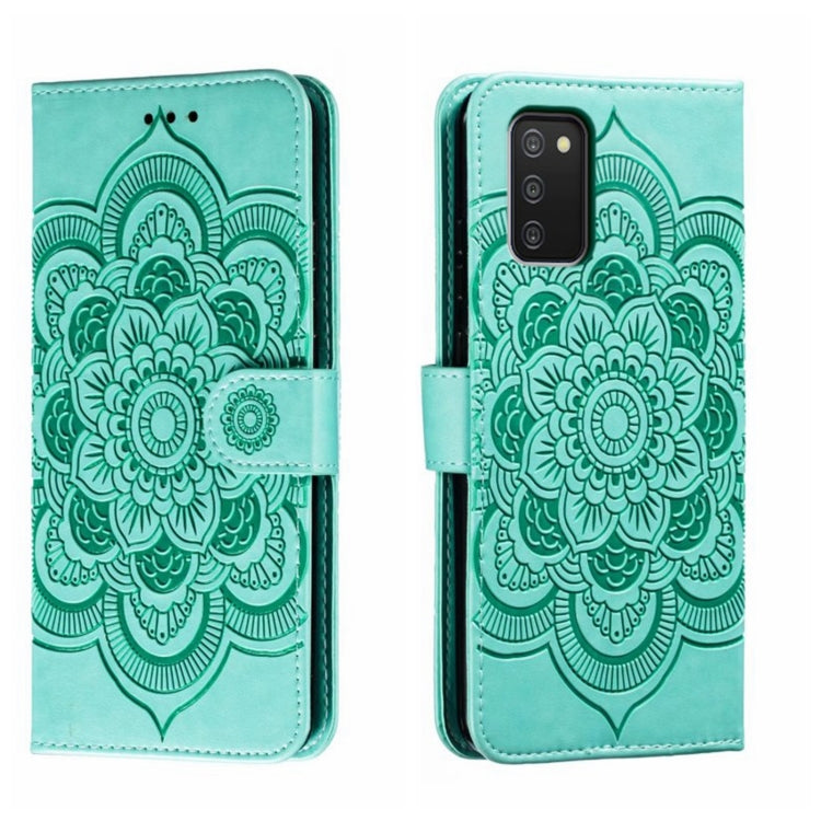 Sun Mandala Embossing Pattern Phone Leather Case, For Samsung Galaxy M52 5G, For Samsung Galaxy A13 5G, For Samsung Galaxy A03S