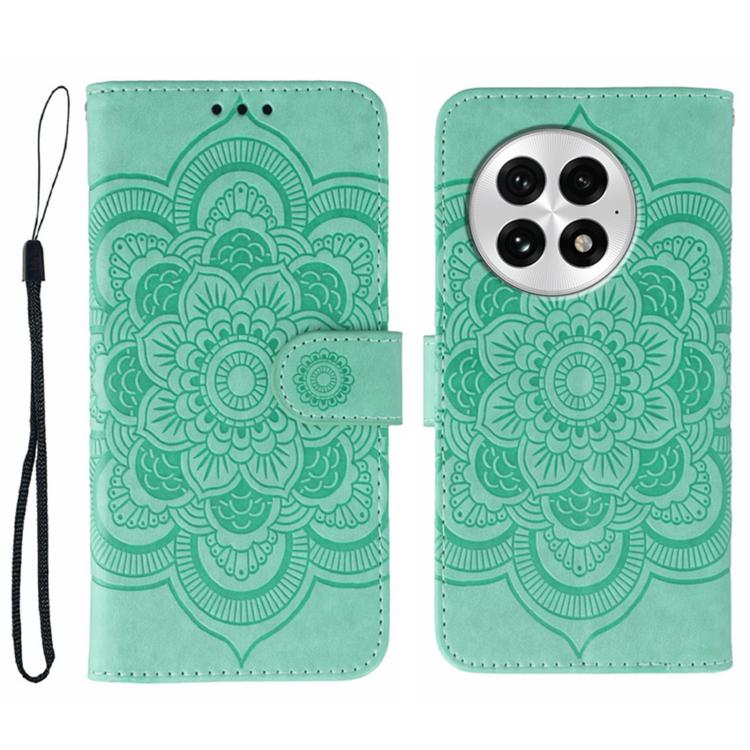 Sun Mandala Embossing Pattern Phone Leather Case, For OnePlus Ace 6, For OnePlus 15, For OnePlus Nord 5 / Ace 5 Ultra, For OnePlus Nord CE5 / Ace 5 Racing, For OnePlus Ace 5 / Ace 5 Pro / 13R, For OnePlus 13