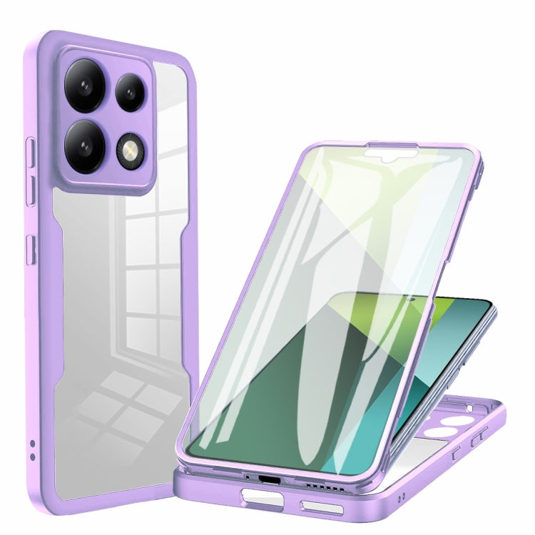 Acrylic + TPU 360 Degrees Full Coverage Phone Case, For Xiaomi Redmi Note 13 Pro 4G, For Xiaomi Redmi Note 13 4G, For Xiaomi Redmi Note 13 5G, For Xiaomi Redmi Note 13 Pro+ 5G, For Xiaomi Redmi Note 13 Pro 5G