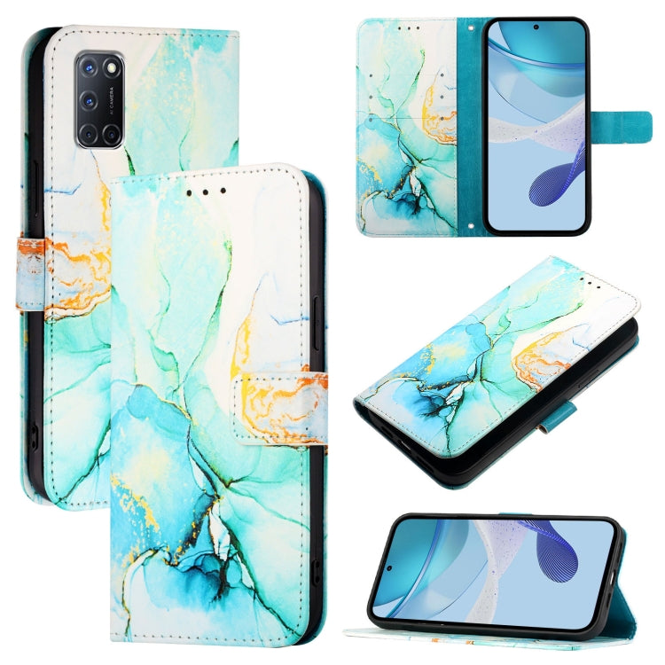 PT003 Marble Pattern Flip Leather Phone Case, For OPPO K10 4G, For OPPO A36 4G / A76 4G / A96 4G, For OPPO A32 2020 4G / A53 2020 4G, For OPPO A53s 4G / A33 2020 4G, For OPPO A11s 4G, For OPPO A15 / A15s / A35 2021, For OPPO Reno5 4G / 5G / Find X3 Lit...