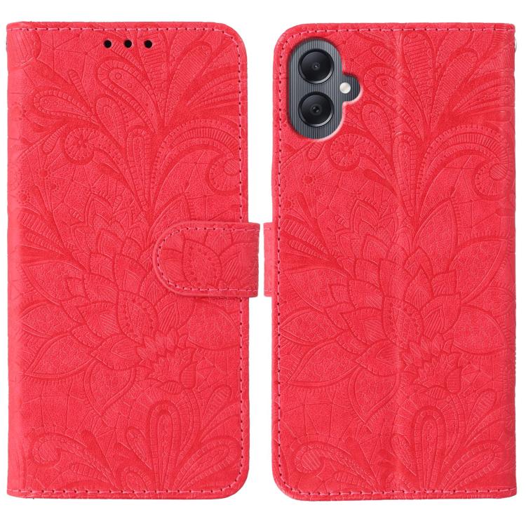 Lace Flower Embossing Flip Leather Phone Case, For Samsung Galaxy A06 4G / 5G, For Samsung Galaxy A56 5G, For Samsung Galaxy A16 4G / 5G / A26 5G, For Samsung Galaxy A36 5G, For Samsung Galaxy A55, For Samsung Galaxy A35, For Samsung Galaxy A05
