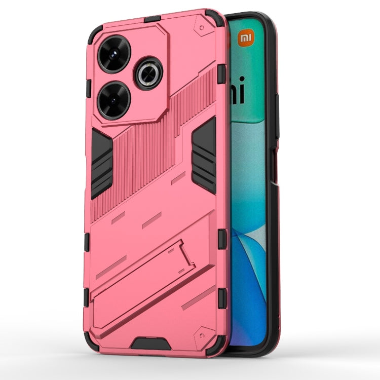 Punk Armor 2 in 1 PC + TPU Phone Case with Holder, For Redmi Note 14 5G, For Redmi 14C 4G Global, For Redmi K70 Ultra Global, For Xiaomi Redmi 13 4G