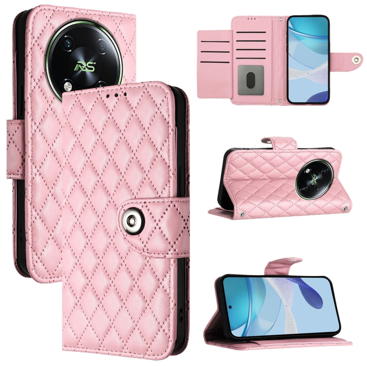 Rhombic Texture Flip Leather Phone Case with Lanyard, For itel A200 / A200+ 4G Global, For Itel A95 5G, For Itel A90, For Itel City 100, For itel A50, For itel A23 Pro / A17, For itel P55 5G, For itel RS4 S666LN