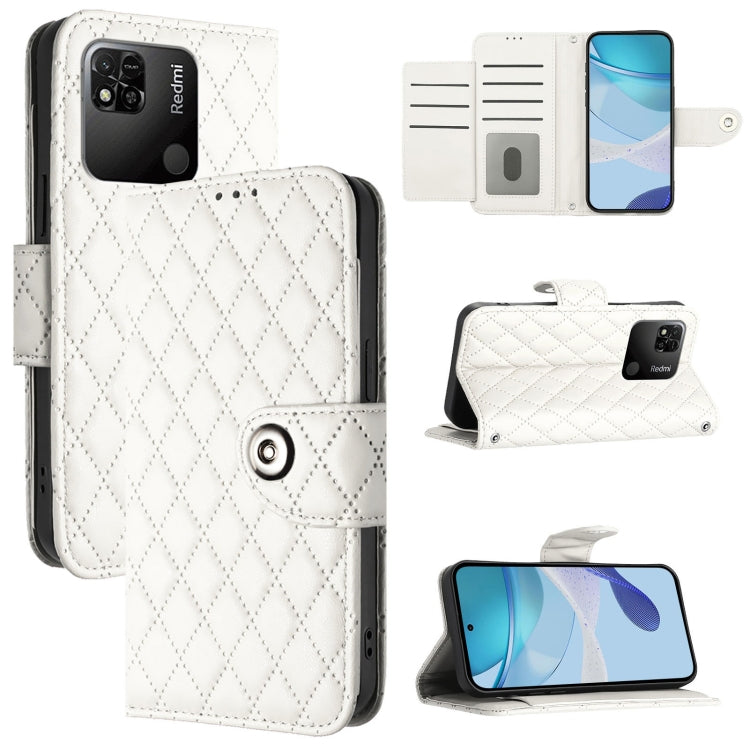 Rhombic Texture Flip Leather Phone Case with Lanyard, For Redmi 10A / 9C, For Redmi 10 / Redmi 10 2022, For Redmi Note 9 Pro / Note 9 Pro Max, For Redmi Note 9S / Note 10 Lite, For Redmi 9A / 9i / 9AT, For Redmi 9 / 9 Prime India