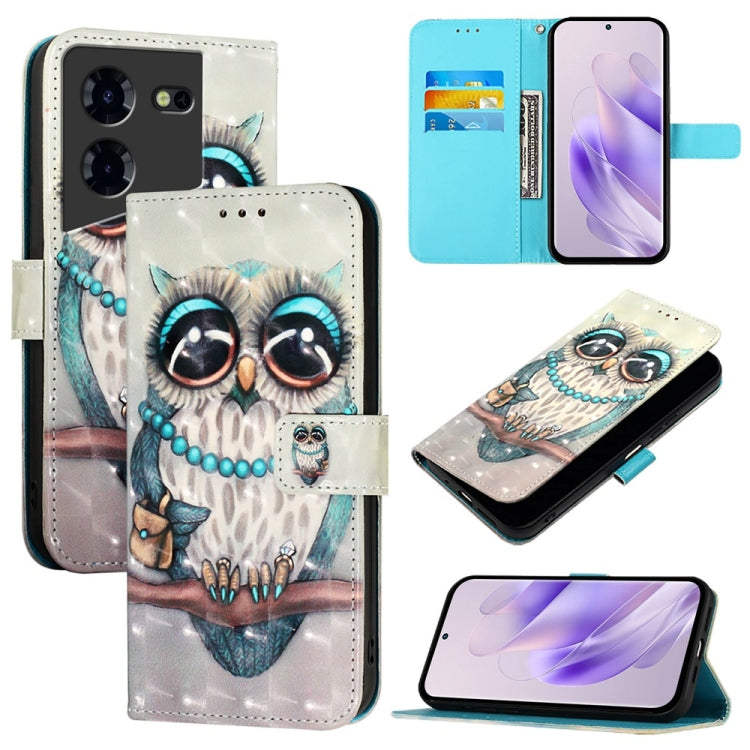 3D Painting Horizontal Flip Leather Phone Case, For Tecno Camon 30 4G / 5G, For Tecno Spark 20 Pro+, For Tecno Spark 20 Pro, For Tecno Spark Go 2024 / Spark 20C, For Tecno Spark 20, For Tecno Pova 5 Pro 5G
