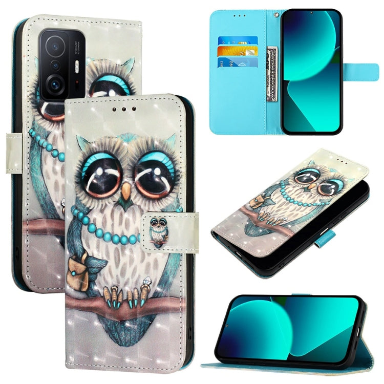 3D Painting Horizontal Flip Leather Phone Case, For Xiaomi 12 Lite, For Xiaomi Civi 1S, For Xiaomi Poco X3 GT, For Xiaomi Mi 11 Ultra, For Xiaomi Mi 11, For Xiaomi Mi 10T 5G / Mi 10T Pro 5G