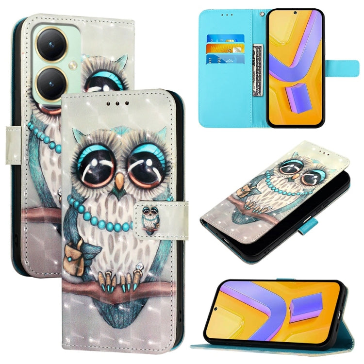 3D Painting Horizontal Flip Leather Phone Case, For vivo Y20 / Y20a / Y20g / Y20i / Y20s, For vivo Y70S, For vivo Y30 4G Global, For vivo Y19 / U3 / Y5s / Z5i / U20, For vivo Y17 / Y15 / Y12 / Y11, For vivo Y27 4G Global