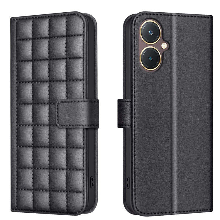 Square Texture Leather Phone Case, For vivo Y38 5G / Y200i 5G, For vivo Y03 4G Global, For vivo Y78 5G / Y36, For vivo Y35 4G / Y22s, For vivo Y21 / Y21s / Y33s, For vivo Y20, For vivo Y11 / Y15 / Y12 / Y17, For vivo Y27 4G