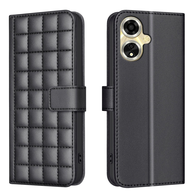 Square Texture Leather Phone Case, For OPPO A16 / A16s / A54s / A55 / A54, For OPPO A94 4G / Reno5 F / F19 Pro, For OPPO A94 5G / Reno5 Z / F19 Pro+, For OPPO A74 5G / A93 5G / A54 5G, For OPPO A74 4G / F19 4G, For OPPO A72 / A52 / A92, For OPPO A79 5G...