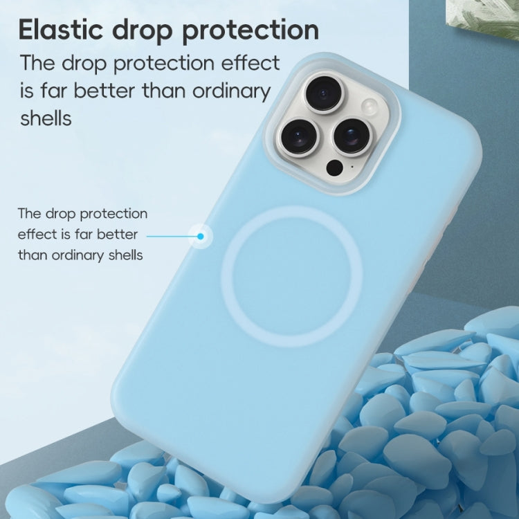Jelly Liquid Silicone MagSafe Magnetic Phone Case, For iPhone 12, For iPhone 12 Pro Max, For iPhone 12 Pro, For iPhone 11 Pro Max