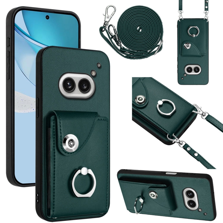Organ Card Bag Ring Holder Phone Case with Long Lanyard, For Nothing CMF Phone 2 Pro, For Nothing Phone 3a, For Nothing Phone 3a Pro, For Nothing CMF Phone 1, For Nothing Phone 2a